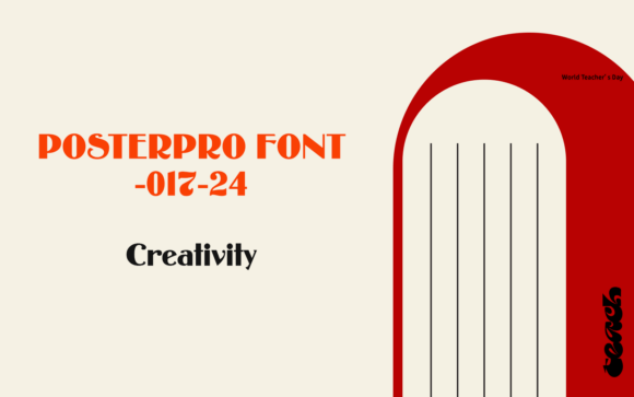 Poster Pro Bold Display Typeface
