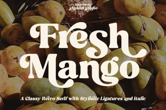 Fresh Mango Retro Serif Font