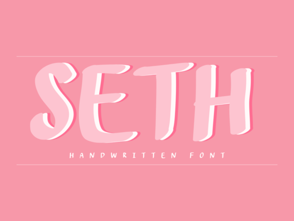 Seth Font Handwritten Script