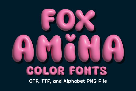 Fox Amina Cute Color Font