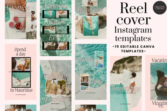 Aesthetic Instagram Reel Cover Templates
