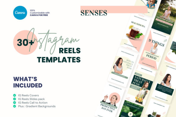 Wellness Insta Reels Template Kit