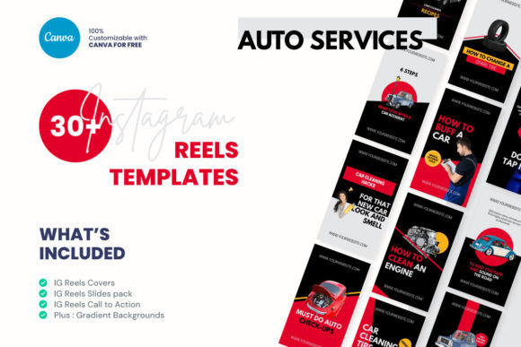 Auto Services Instagram Reels Template