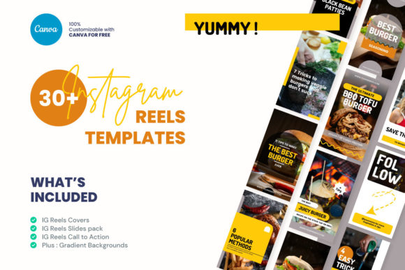 Snack & Food Instagram Reels Template