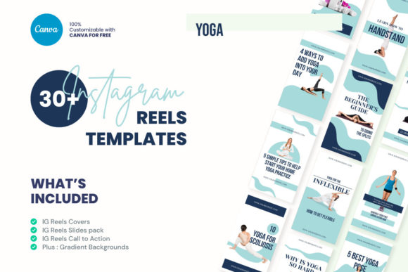 Yoga Instagram Reels Template Pack