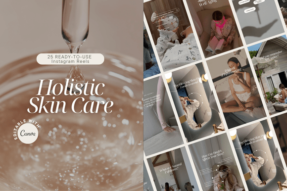 Holistic Skin Care Reels for Wellness Branding