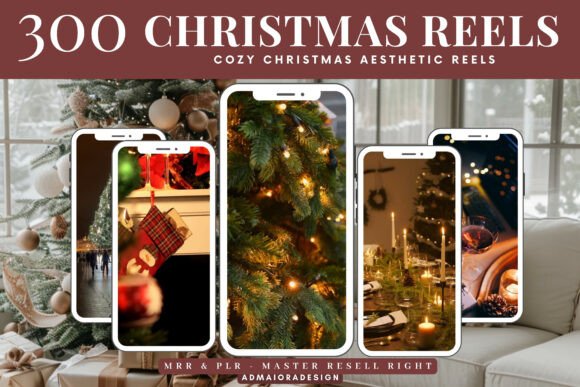 Over 300 Faceless Christmas Aesthetic Videos