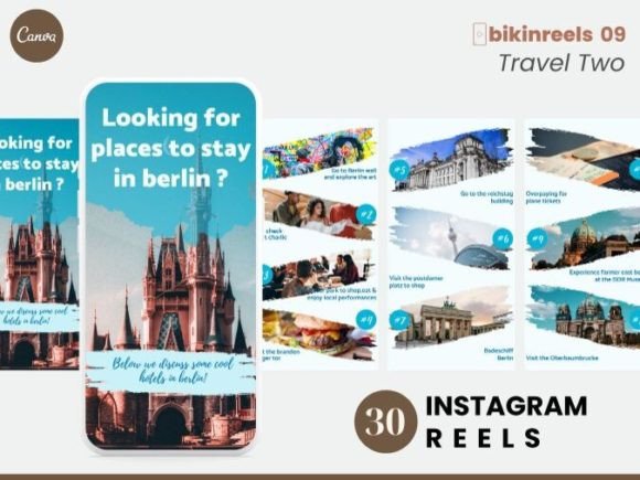 Canva Travel Instagram Reels Templates