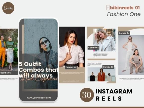 Instagram Reels Fashion Template Pack