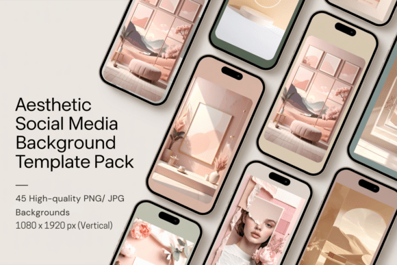Aesthetic Social Media Backgrounds