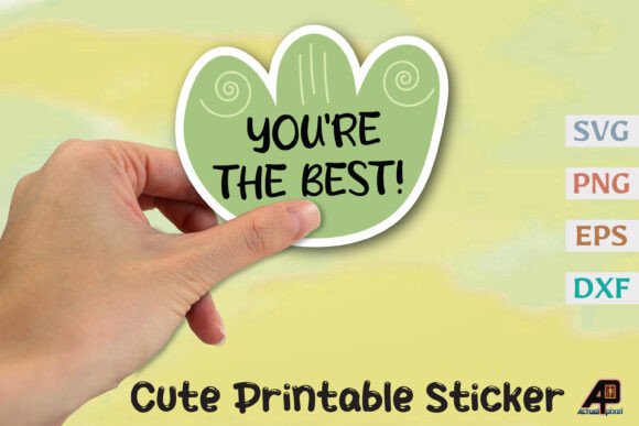 Motivational Sticker Bundle SVG PNG EPS DXF