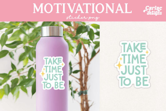 Inspirational Motivational Sticker PNG Design
