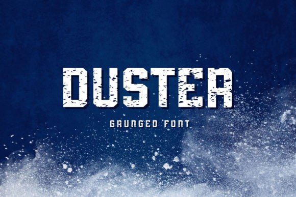 Duster Grunge Display Font