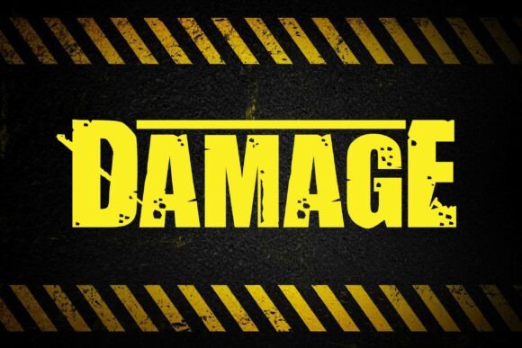 Damage Grunge Gothic Decorative Display Font