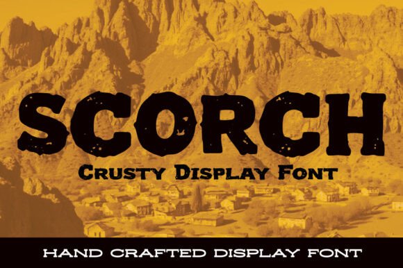 Scorch Grunge Display Font