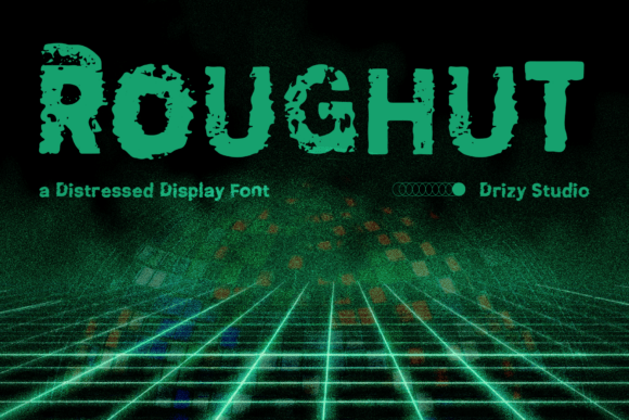 Roughut Distressed Display Font