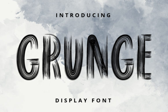 Grunge Street Display Font