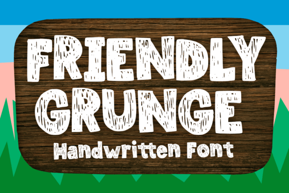 Friendly Grunge Typeface