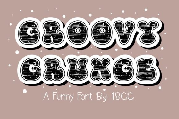 Groovy Grunge Vintage Font