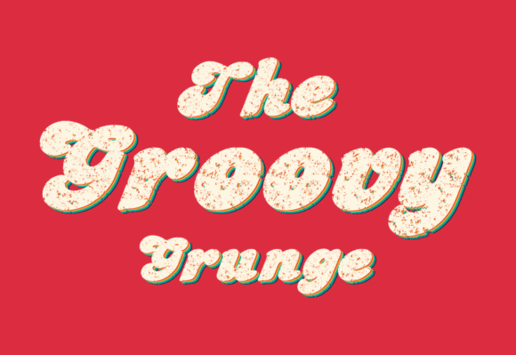 Groovy Grunge Retro Display Font