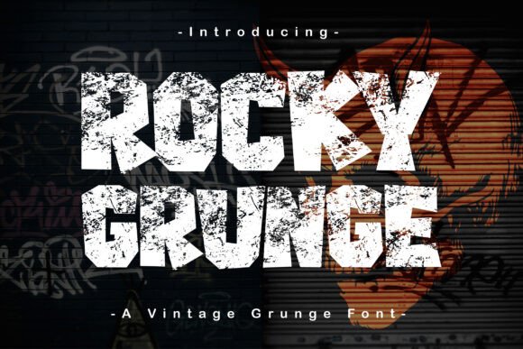 Rocky Grunge Retro Vintage Font