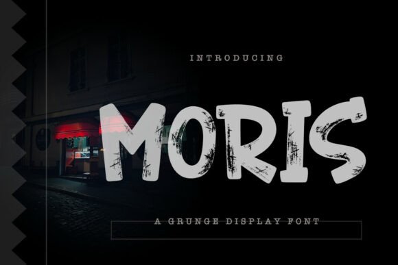 Moris Grunge Display Font