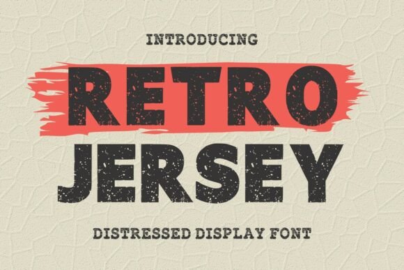 Retrojersey Grunge Display Font