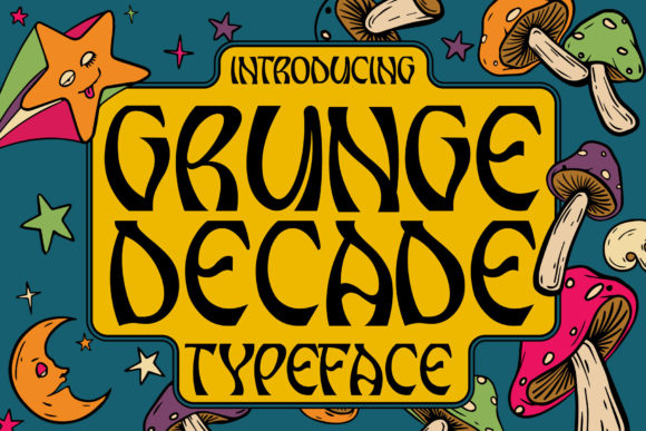 Grunge Decade Display Font
