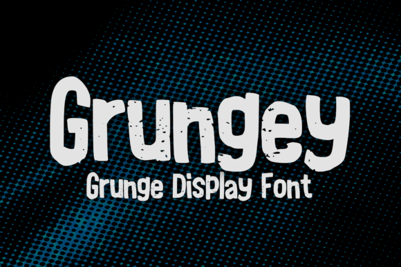 Grungey Bold Grunge Display Font