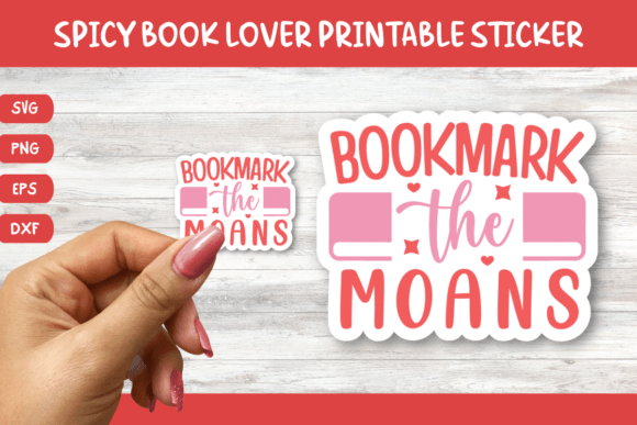 Spicy Smut Book Sticker Digital Files