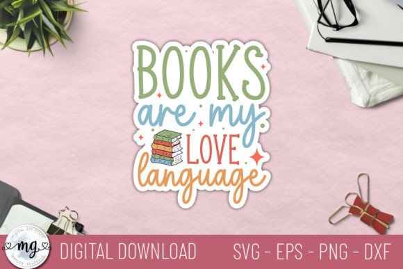 Books Are My Love Language SVG Bundle