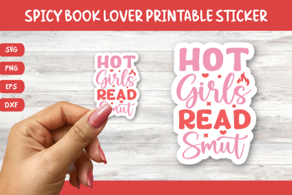 Spicy Smut Book Lover Sticker Digital Bundle