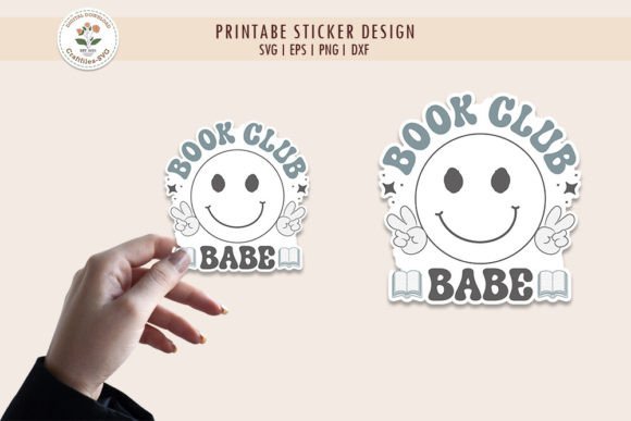 Book Club Babe Book Lover Sticker SVG Bundle