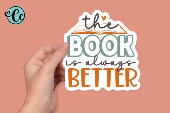 The Book Is Always Better Printable Sticker Bundle