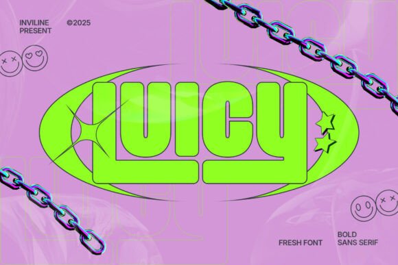 Luicy Retro-Futuristic Bubble Display Font