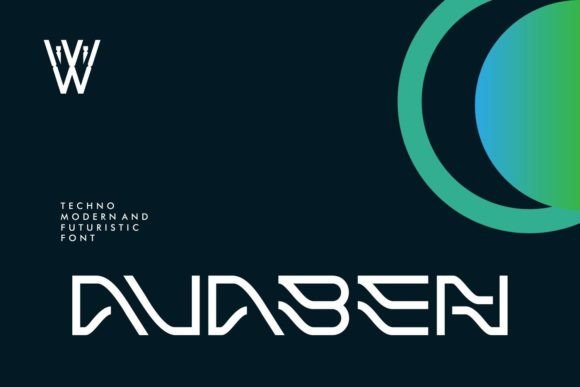 Avaben Futuristic Y2K Luxury Font