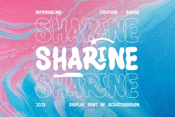 Sharine Retro-Futuristic Display Font
