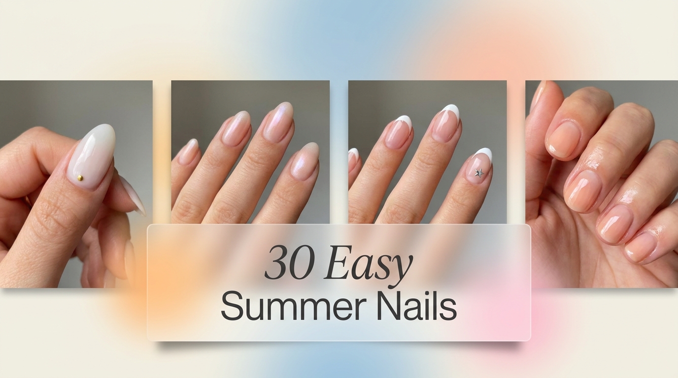 ☀️ 30 Effortless Easy Summer Nails to Wear Now