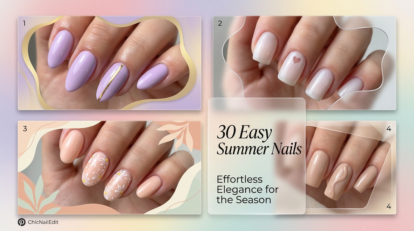 ✨ 30 Easy Summer Nails That Make Getting Ready a Breeze