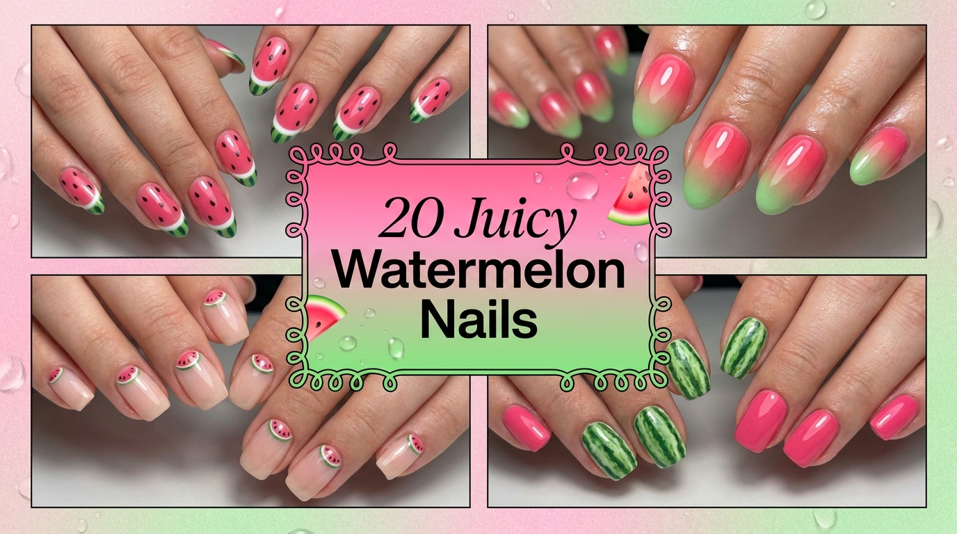 🍉 20 Juicy Watermelon Nails You Need This Summer
