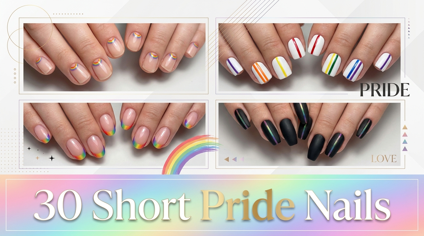 🌈 30 Short Pride Nails That Prove Small Can Be Loud
