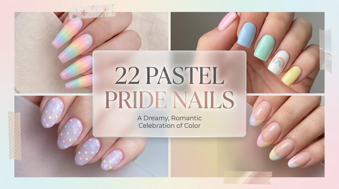 🌸 22 Pastel Pride Nails for Soft Statement Manis