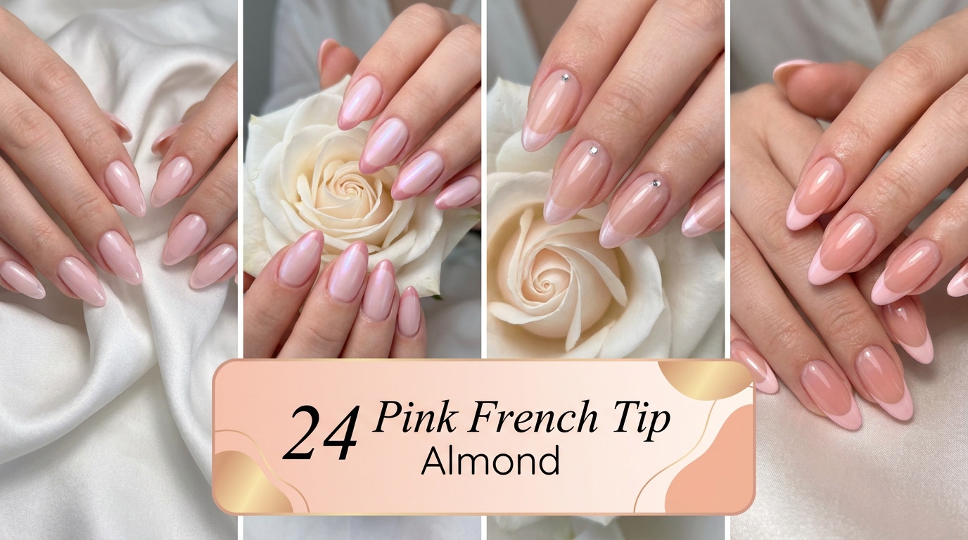 🌸 24 Dreamy Pink French Tip Almond Looks That Scream Soft Glam