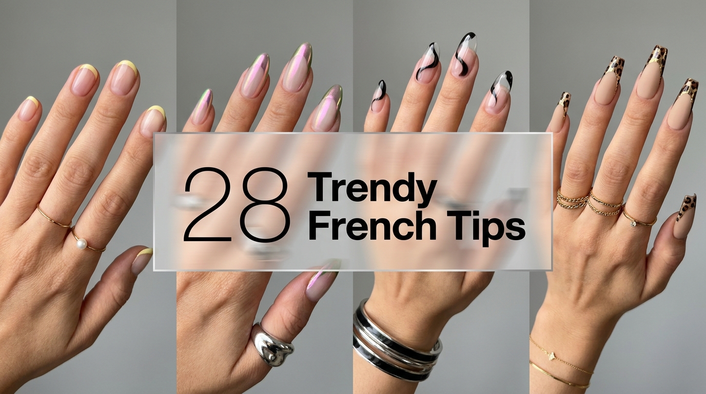 🔥 28 Trendy French Tips Everyone Is Trying Right Now