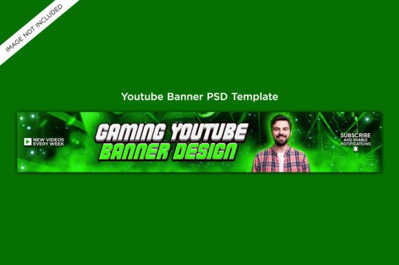 Editable YouTube Banner PSD Template