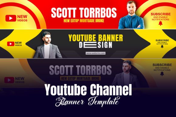 Professional YouTube and LinkedIn Banner Template