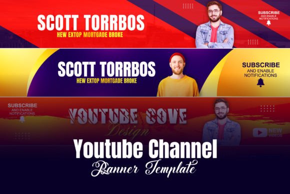 Professional YouTube & LinkedIn Banner Template