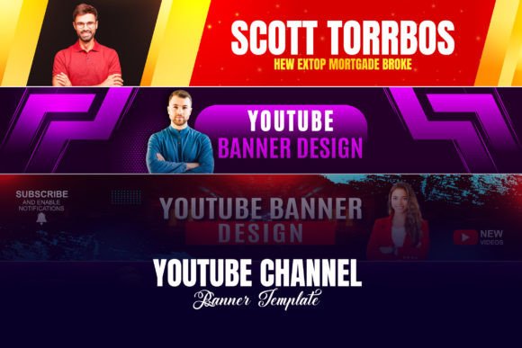 Professional YouTube and LinkedIn Banner Design