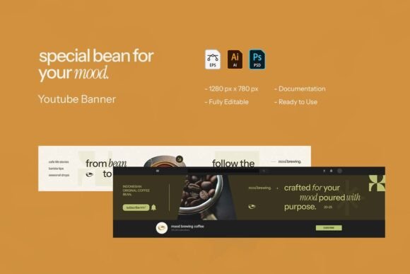 Vibrant High-Res YouTube Banner Graphics