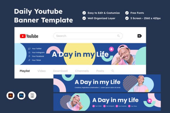 Professional YouTube Banner Design